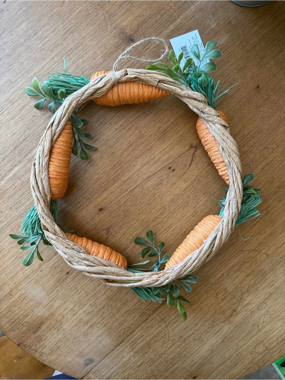 Target Orange and Green Carrot Wreath